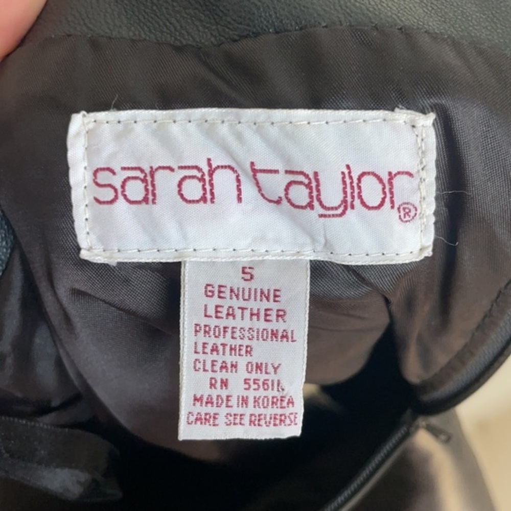 90s Leather‎ Skirt - Picture 4 of 5